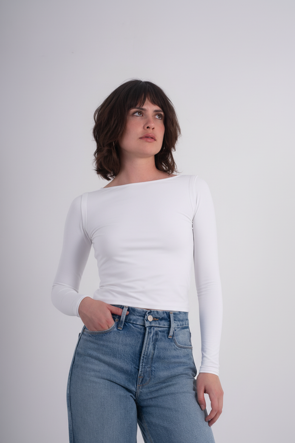 Moderne Long Sleeves – White